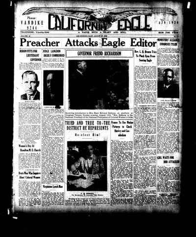 California Eagle, Aug 27, 1926