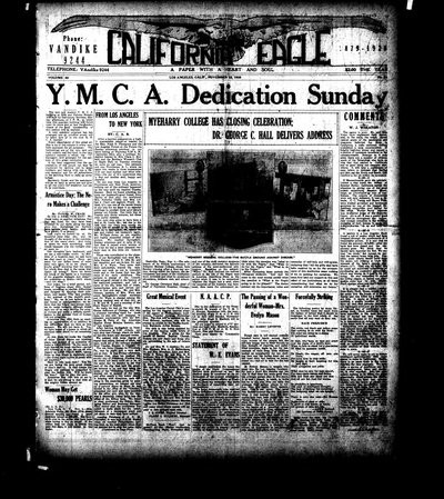 California Eagle, Nov 12, 1926
