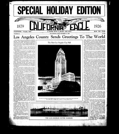 California Eagle, Dec 17, 1926