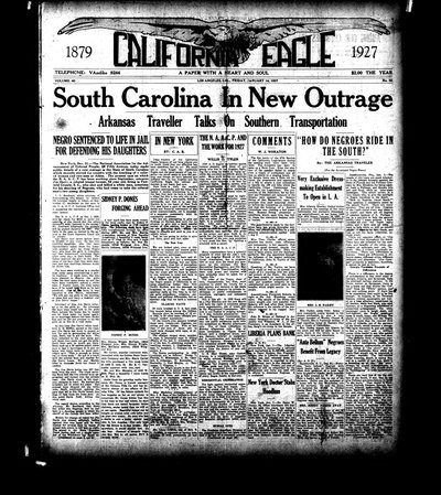 California Eagle, Jan 14, 1927