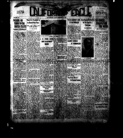 California Eagle, Feb 18, 1927