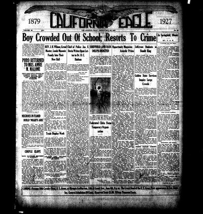 California Eagle, May 20, 1927