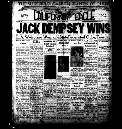 California Eagle, Jul 22, 1927
