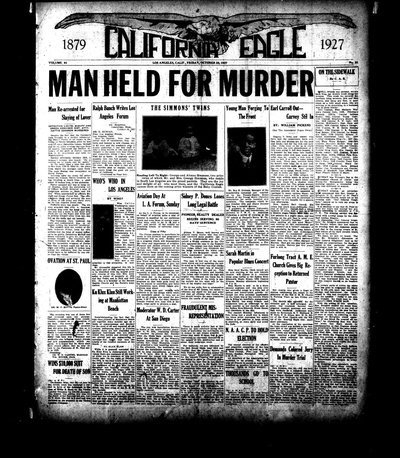 California Eagle, Oct 28, 1927