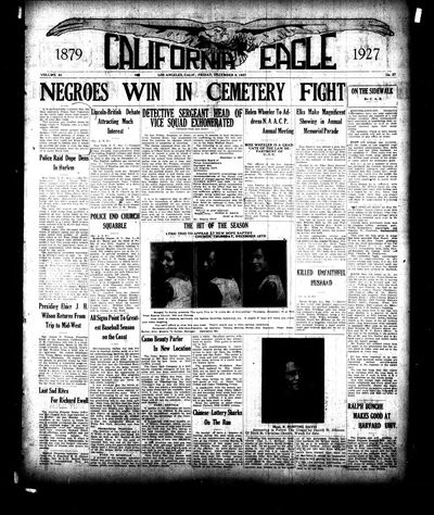 California Eagle, Dec 9, 1927