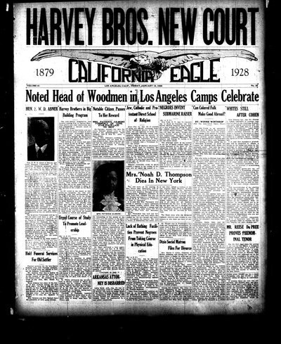 California Eagle, Jan 13, 1928