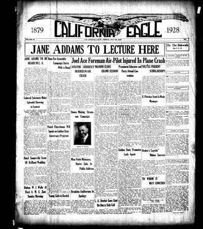 California Eagle, Jul 20, 1928