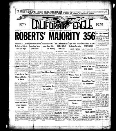 California Eagle, Aug 31, 1928