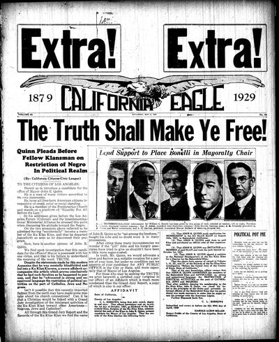 California Eagle, May 4, 1929