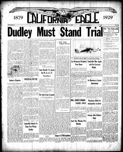 California Eagle, May 10, 1929
