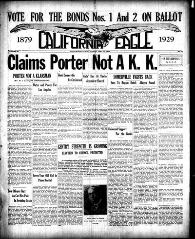 California Eagle, May 31, 1929