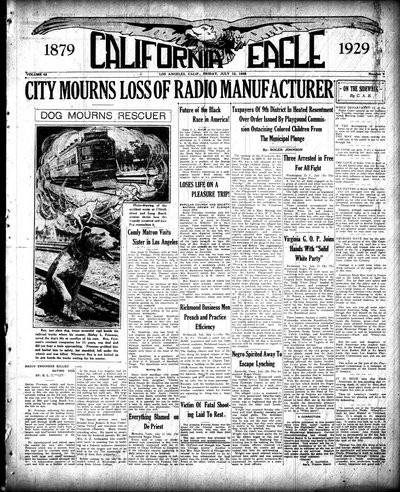 California Eagle, Jul 12, 1929