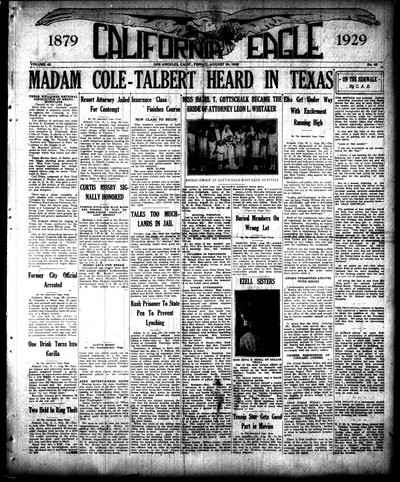 California Eagle, Aug 30, 1929