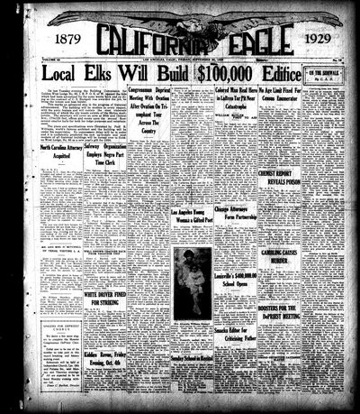 California Eagle, Sep 20, 1929