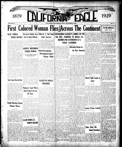 California Eagle, Sep 26, 1929