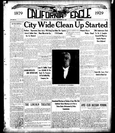 California Eagle, Nov 22, 1929