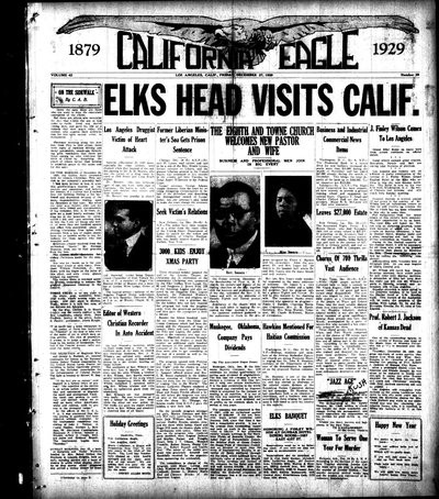 California Eagle, Dec 27, 1929
