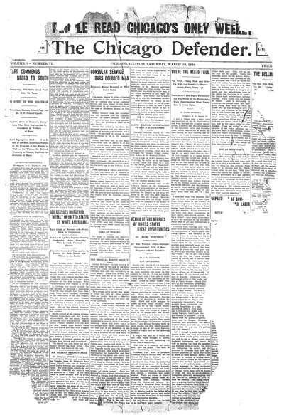 Chicago Defender, Mar 19, 1910