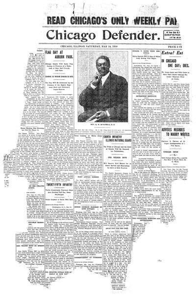 Chicago Defender, May 14, 1910