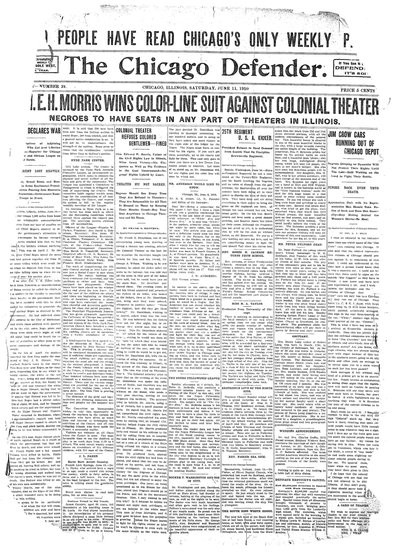 Chicago Defender, Jun 11, 1910