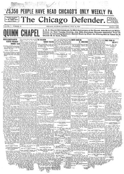 Chicago Defender, Jul 23, 1910