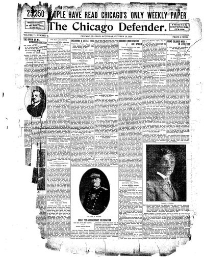 Chicago Defender, Oct 29, 1910