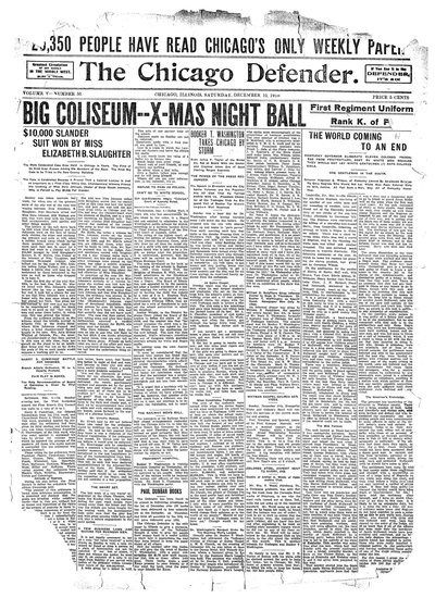 Chicago Defender, Dec 10, 1910