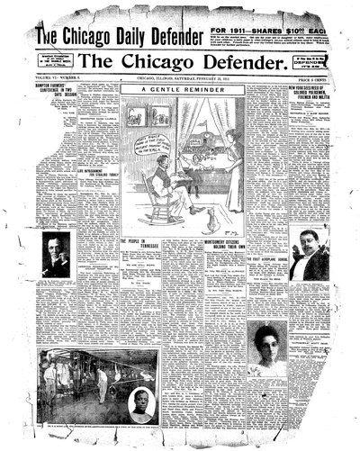 Chicago Defender, Feb 25, 1911