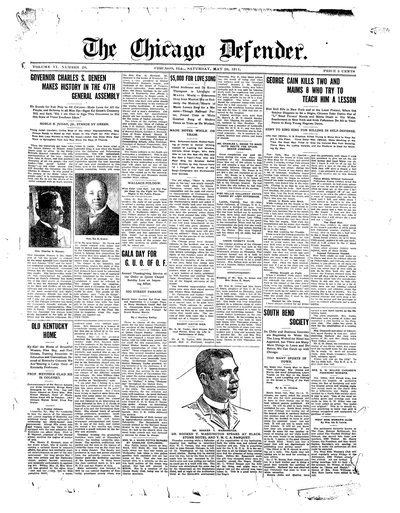 Chicago Defender, May 20, 1911