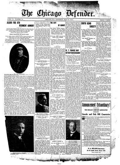 Chicago Defender, May 27, 1911