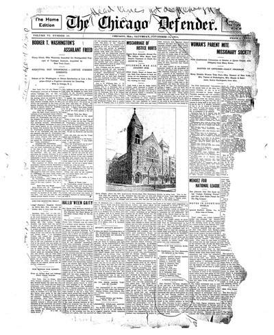 Chicago Defender, Nov 11, 1911