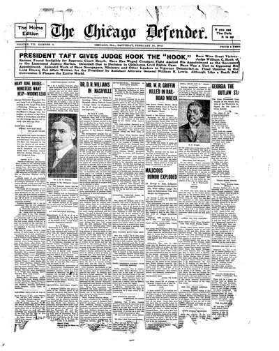 Chicago Defender, Feb 10, 1912