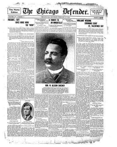 Chicago Defender, Feb 17, 1912