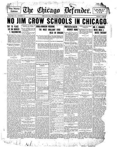 Chicago Defender, Feb 24, 1912