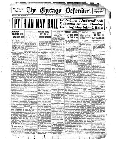 Chicago Defender, Apr 20, 1912