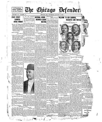 Chicago Defender, Aug 17, 1912