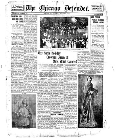 Chicago Defender, Aug 31, 1912