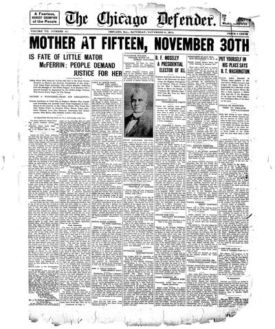 Chicago Defender, Nov 9, 1912