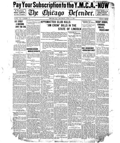 Chicago Defender, Apr 19, 1913