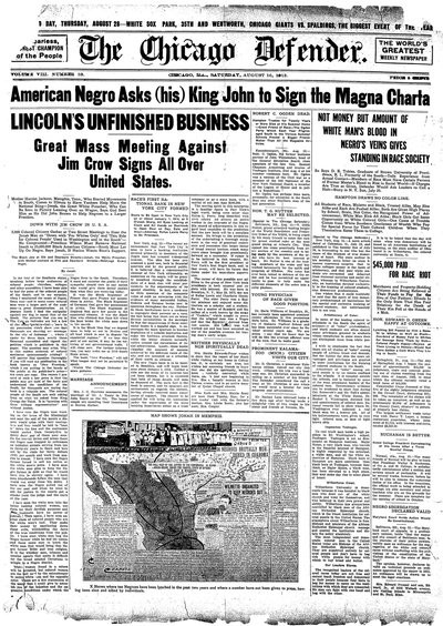 Chicago Defender, Aug 16, 1913