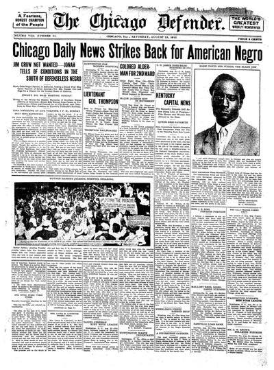 Chicago Defender, Aug 23, 1913