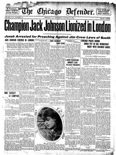 Chicago Defender, Aug 30, 1913
