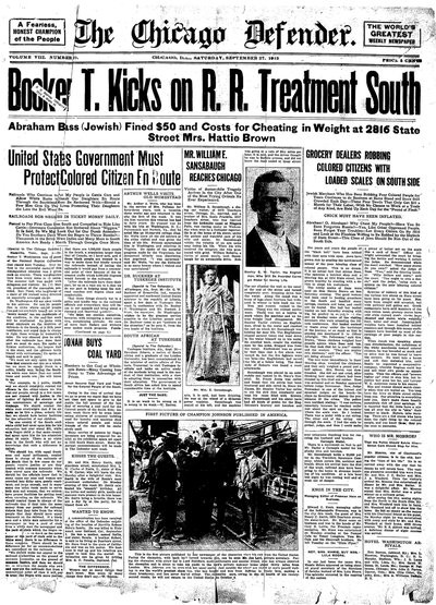 Chicago Defender, Sep 27, 1913