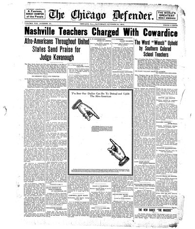 Chicago Defender, Oct 25, 1913