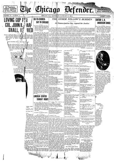 Chicago Defender, Jan 10, 1914