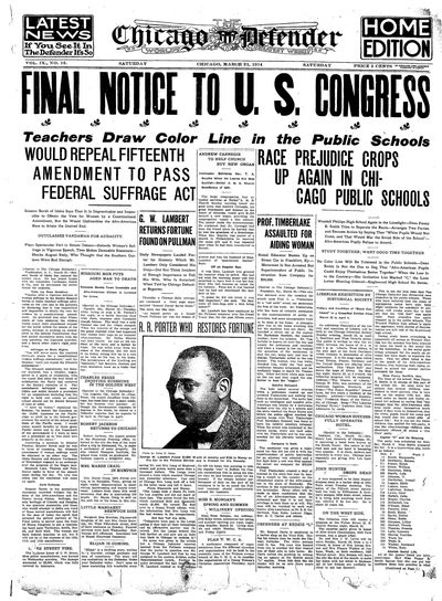 Chicago Defender, Mar 21, 1914
