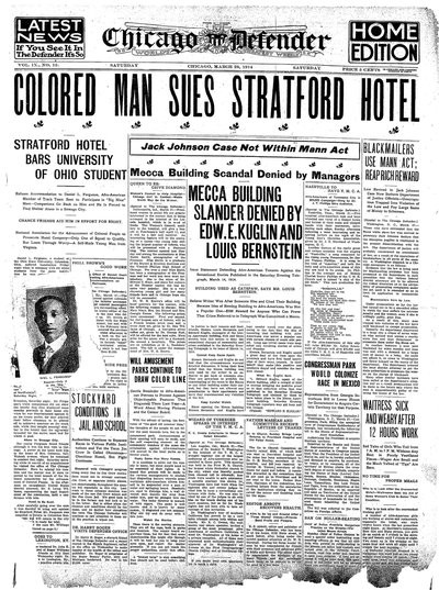 Chicago Defender, Mar 28, 1914