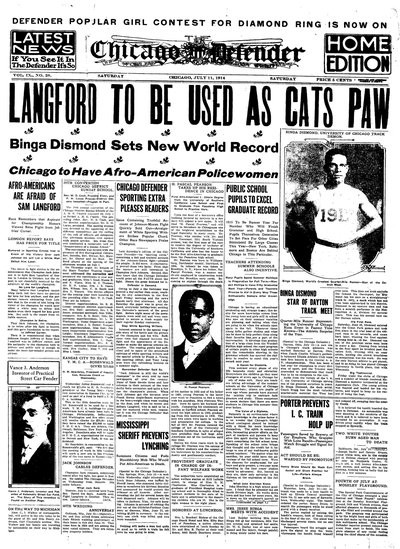 Chicago Defender, Jul 11, 1914