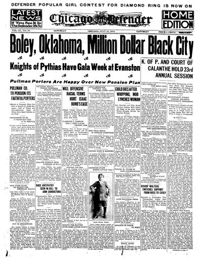 Chicago Defender, Jul 18, 1914