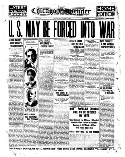 Chicago Defender, Aug 8, 1914
